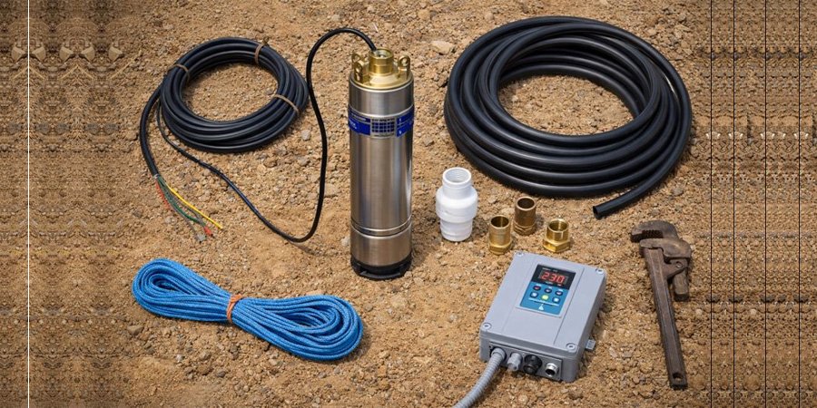 Submersible Motor Pump with Related Accessories Submersible Motor Pump with Related Accessories